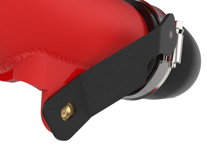 Toyota Sequoia Intercooler Hot Charge Pipe - aFe - BladeRunner 2.5in Aluminum - Red - `23-`24