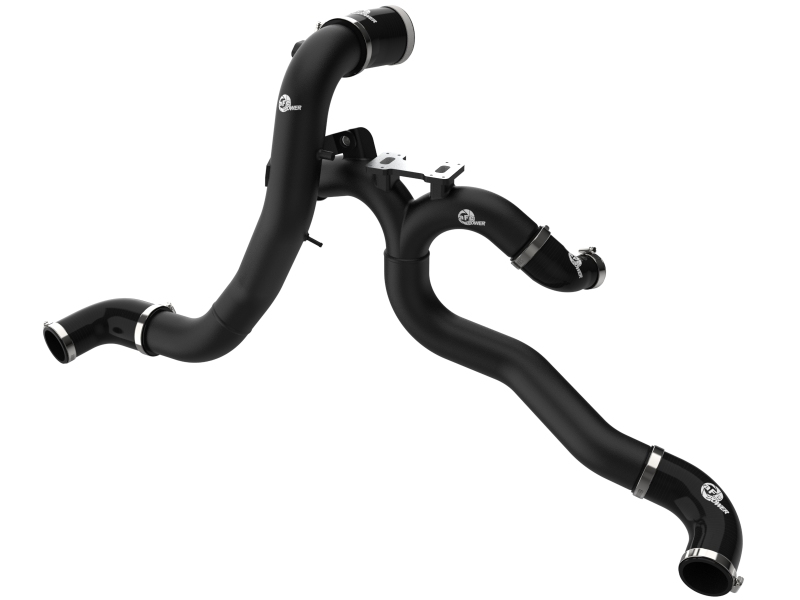 Genesis G70 Performance Air Intake - aFe - BladeRunner Aluminum Hot/Cold Charge Pipe Kit - Red - `19-`26