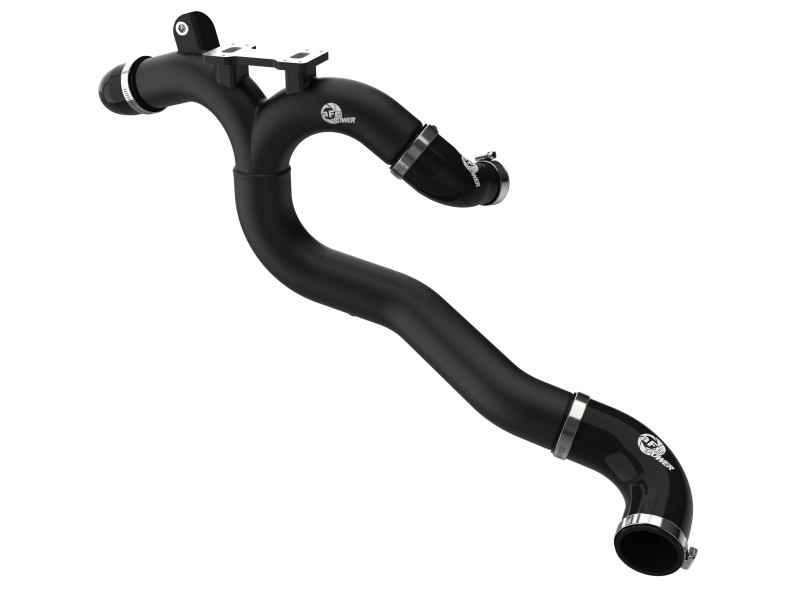 Genesis G70 Performance Air Intake - aFe - BladeRunner Aluminum Hot Charge Pipe - Black - `19-`26