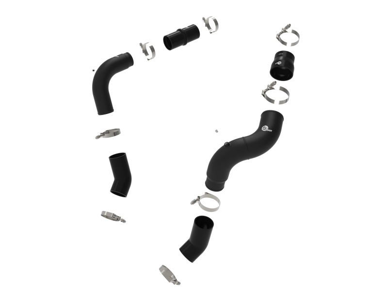 RAM Trucks Intercooler Charge Pipe Kit - aFe - BladeRunner - Black - `25-`26