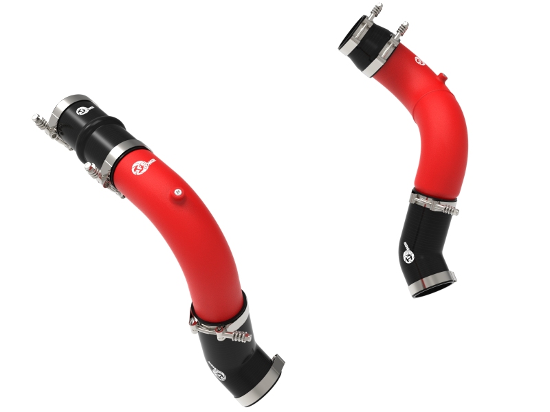 RAM Diesel Trucks Intercooler Pipe Kit - aFe - BladeRunner, Hot and Cold Charge Pipes - Red - `25-`26