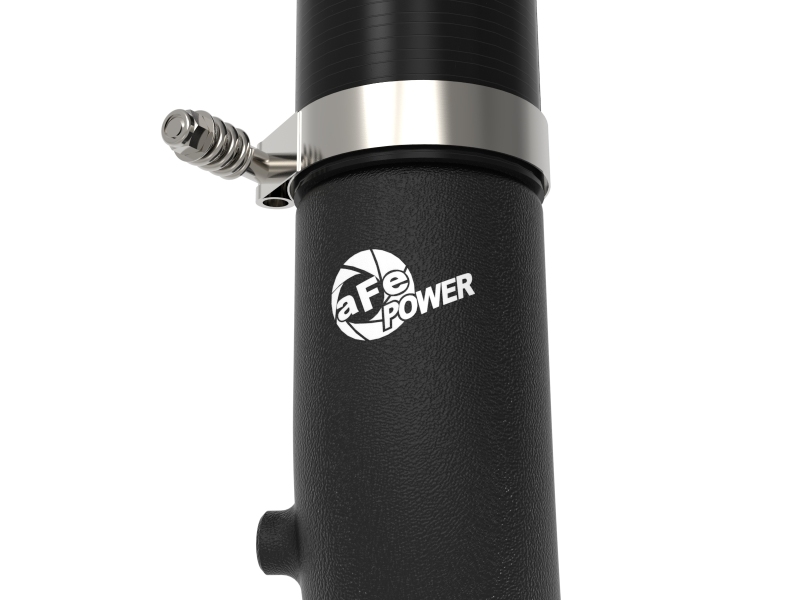 RAM Diesel Trucks Intercooler Pipes - aFe - BladeRunner 3in Aluminum Hot Charge Pipe - Black - `25-`26