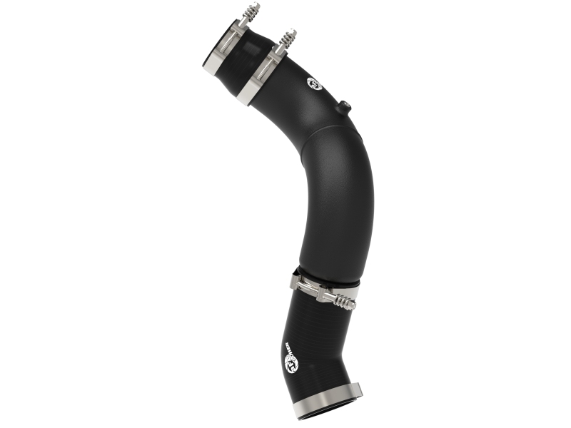 RAM Diesel Trucks Intercooler Charge Pipe - aFe - BladeRunner 3-1/2in Aluminum Cold-Side - Black - `25-`26