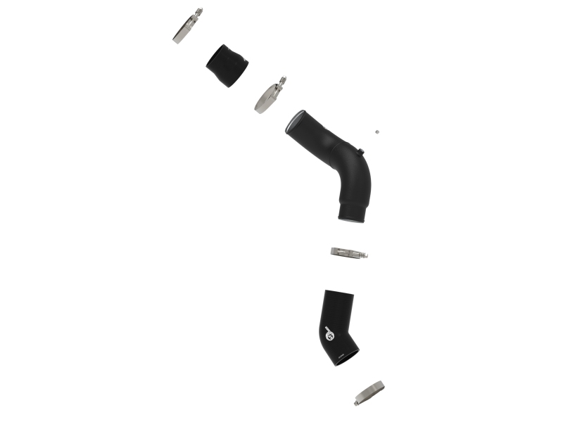 RAM Diesel Trucks Intercooler Charge Pipe - aFe - BladeRunner 3-1/2in Aluminum Cold-Side - Black - `25-`26