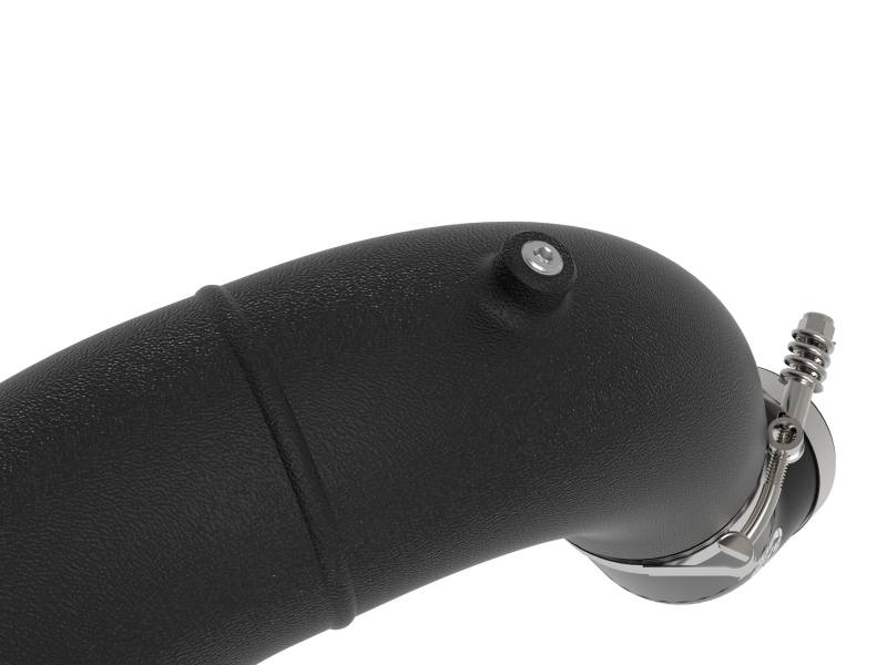 RAM Diesel Trucks Intercooler Charge Pipe - aFe - BladeRunner 3-1/2in Aluminum Cold-Side - Black - `25-`26