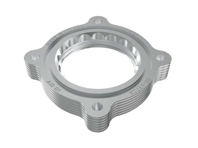 Hyundai Elantra N Throttle Body Spacer - aFe - Serrated/Helix - `22-`26
