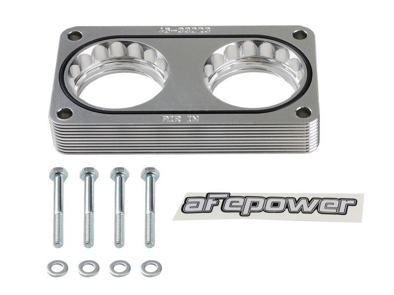 Ford Trucks Throttle Body Spacer - aFe - Silver Bullet - Black - `05-`10