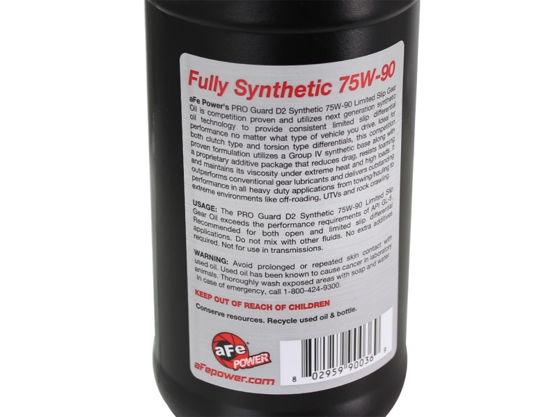 Nissan Titan XD Rear Differential Cover - aFe - Pro Series w/ Machined Fins - Black - `16-`19