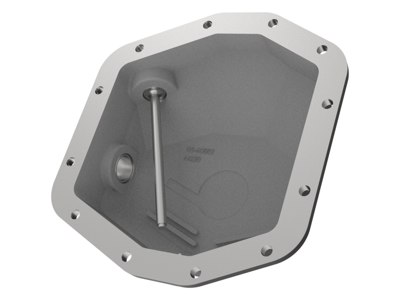 Ford Ranger Differential Cover - Rear - aFe - Pro Series Black w/ Machined Fins - Black - `19-`23