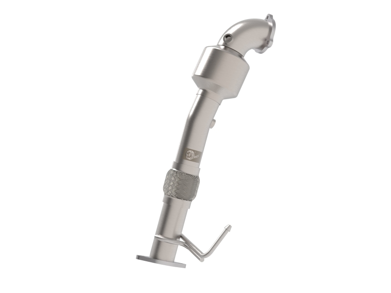 Hyundai Elantra Performance Exhaust - Rear - aFe - Direct Fit Cat, 409 Stainless Steel - `17-`19