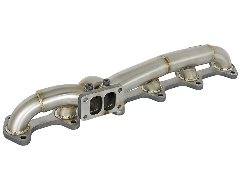 Dodge Diesel Trucks Performance Exhaust - aFe - Twisted Steel Header w/ Turbo Manifold - `03-`07