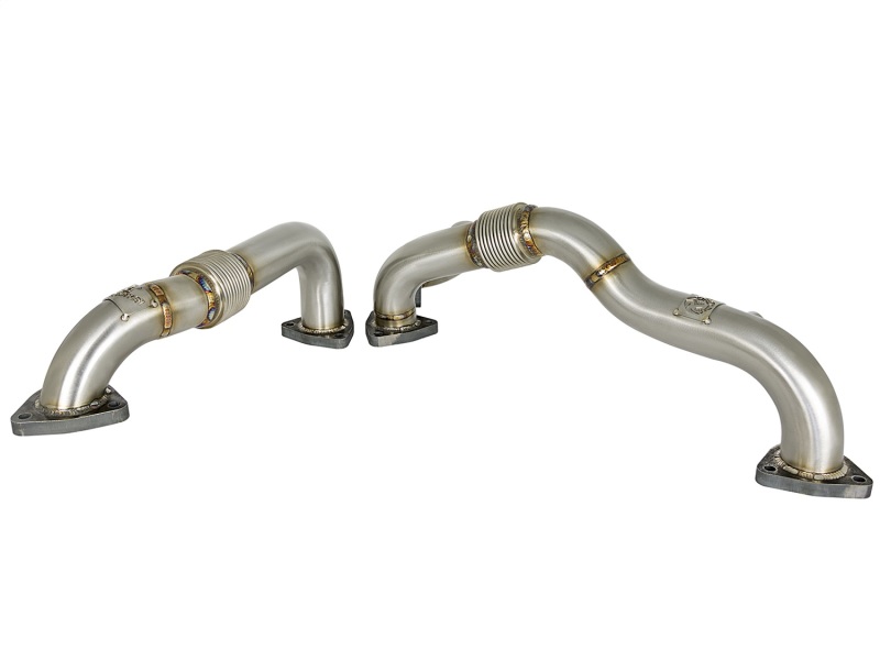Ford Diesel Trucks Performance Exhaust - aFe - Twisted Steel 304 Stainless Steel Power Package - `08-`10