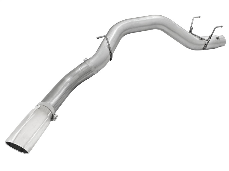 RAM Trucks Performance Exhaust - aFe - ATLAS 5in DPF-Back Aluminized Steel - Polished - `13-`18