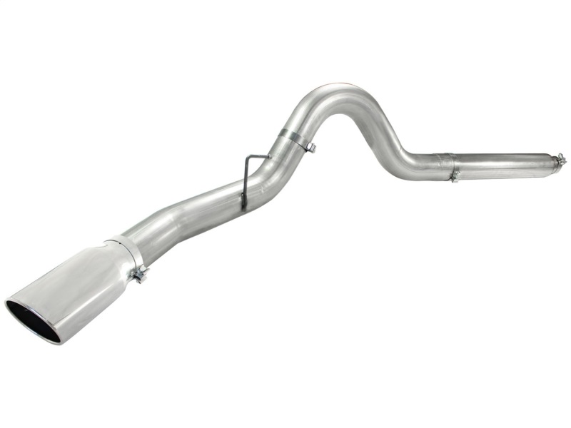 Ford Diesel Trucks Performance Exhaust - aFe - DPF-Back, ATLAS, 5 in. Aluminized Steel - Polished - `08-`10