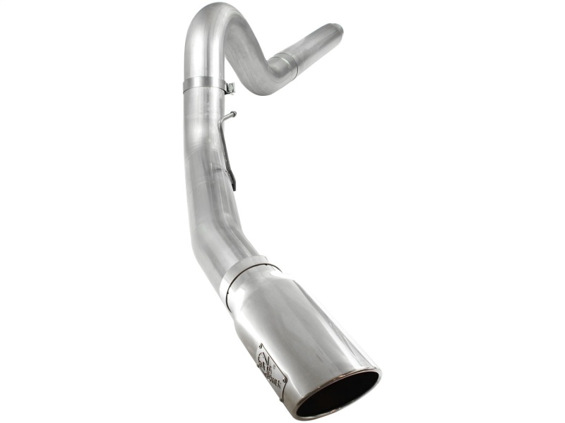 Ford Diesel Trucks Performance Exhaust - aFe - DPF-Back, ATLAS, 5 in. Aluminized Steel - Polished - `08-`10