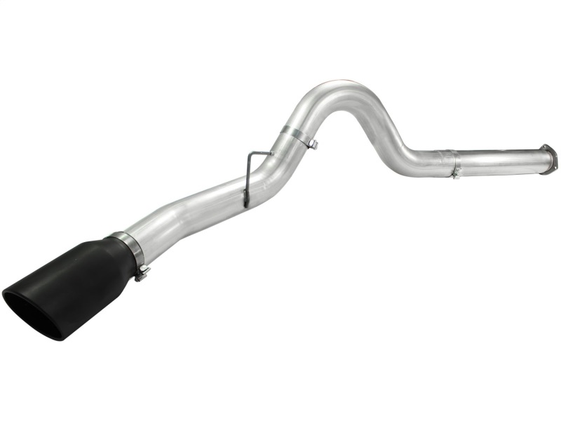 Ford Diesel Trucks Performance Exhaust - aFe - ATLAS DPF-Back - Wrinkle-Black - `11-`14