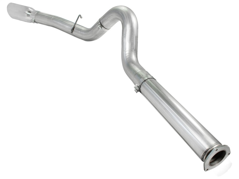 Ford Diesel Trucks Performance Exhaust - aFe - DPF Back, 5 inch Aluminized Steel, ATLAS - Polished - `11-`14