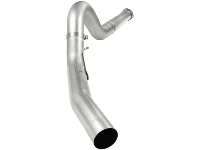 Ford Diesel Trucks Performance Exhaust - aFe - DPF Back, Atlas, 5 inch, Aluminized Steel - Silverline - `11-`14