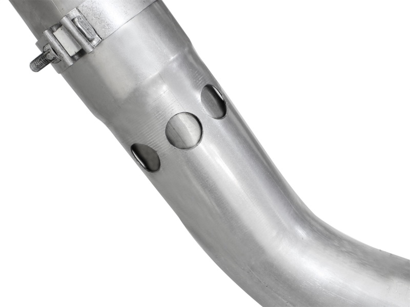 Ford Diesel Truck Performance Exhaust - Rear - aFe - ATLAS DPF-Back, Aluminized Steel - Polished - `11-`14