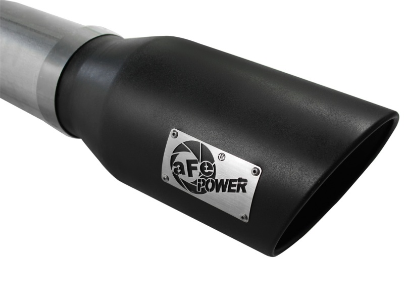 Chevrolet Silverado Performance Exhaust - aFe - ATLAS DPF-Back, Aluminized Steel - Black - `07-`10