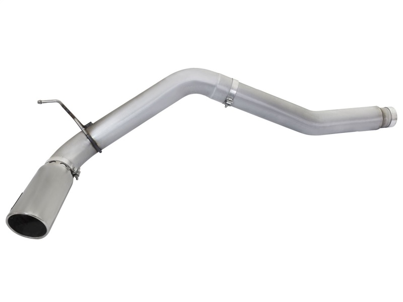 Nissan Titan XD Performance Exhaust - aFe - DPF Back, ATLAS, 5 IN Aluminized Steel - Polished - `16-`19