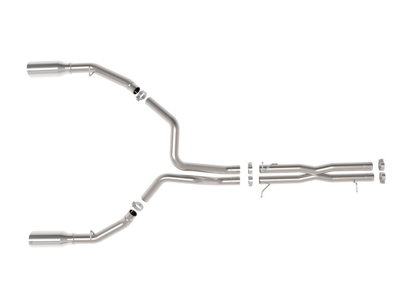 Dodge RAM 1500 Performance Exhaust - aFe - Vulcan Series Cat-Back - Polished - 2025+