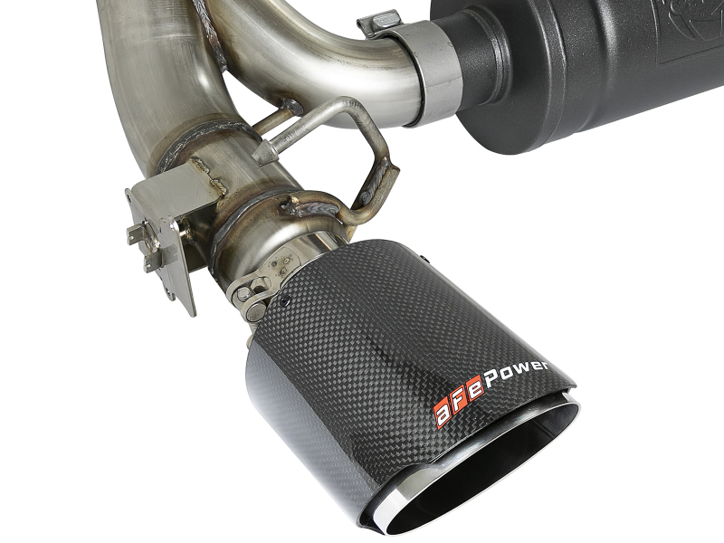 Ford Focus Performance Exhaust - Rear - aFe - Takeda 3