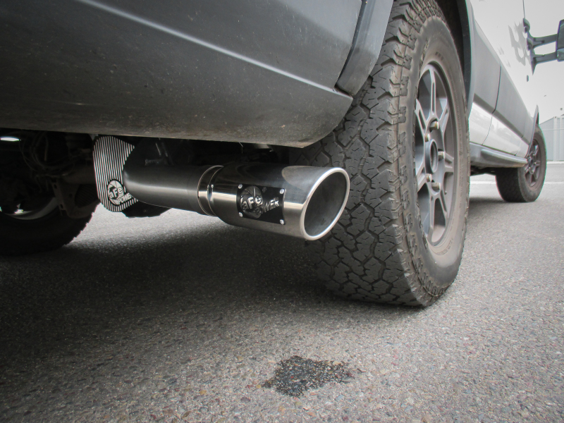 Ford Transit Performance Exhaust - Rear - aFe - Vulcan Series Cat Back - Polished - `13-`19