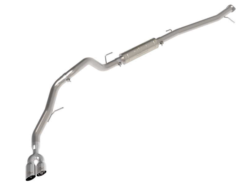 Ford Ranger Raptor Performance Exhaust - Rear-Side - aFe - Vulcan Series DPF Back - Polished - `22-`26