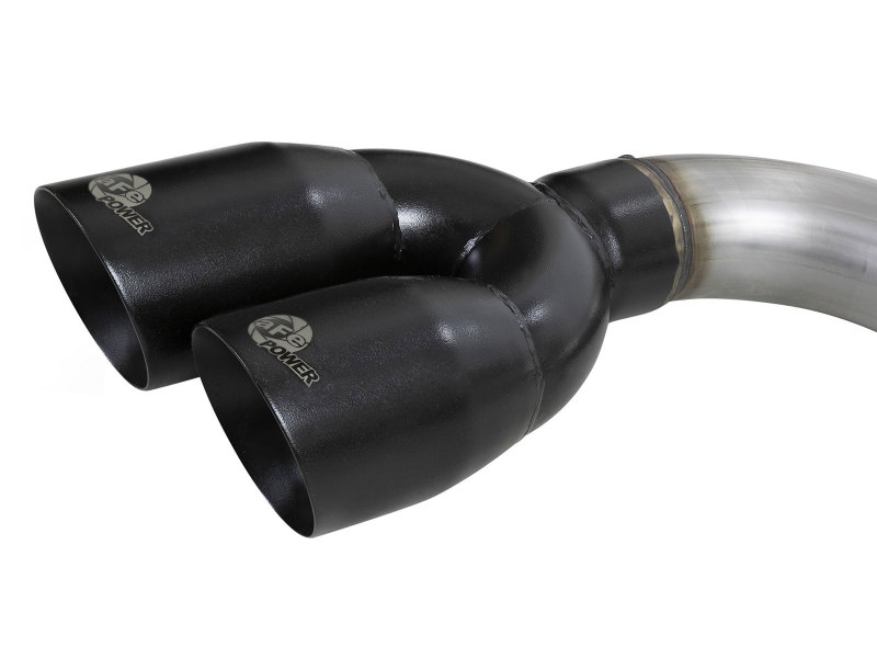 Chevrolet Silverado 1500 Performance Exhaust - aFe - Vulcan Series Cat Back - Black - `19-`25