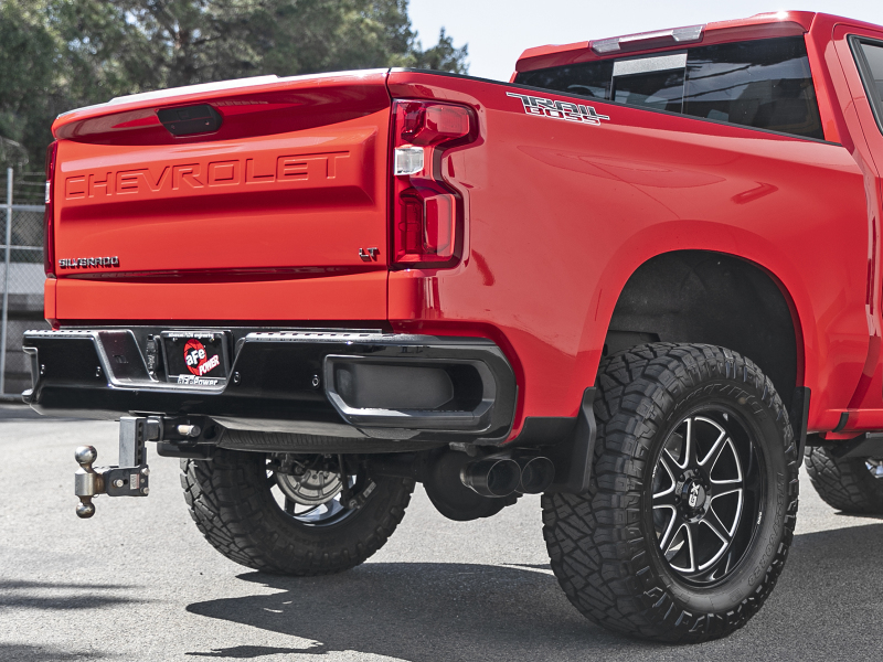 Chevrolet Silverado 1500 Performance Exhaust - aFe - Vulcan Series Cat Back - Black - `19-`25