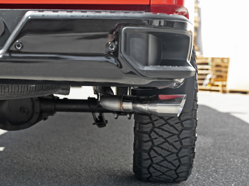 Chevrolet Silverado 1500 Performance Exhaust - aFe - Vulcan Series 3in 304SS Cat-Back w/ Polished Tip - `19-`25