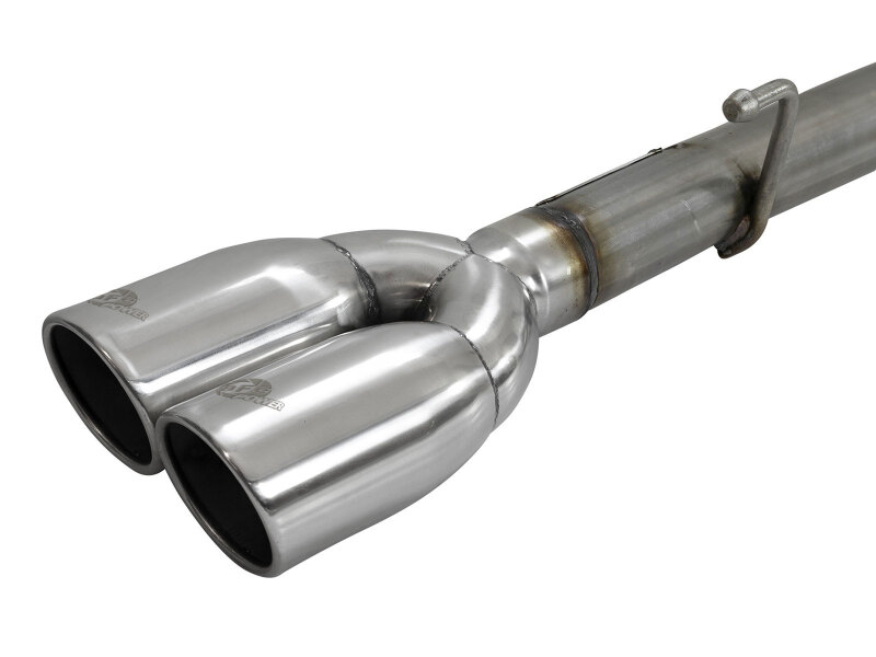 Chevrolet Silverado 1500 Performance Exhaust - Rear - aFe - Vulcan Series 304 Stainless Steel Cat-Back w/ Polished Tips - `19-`25