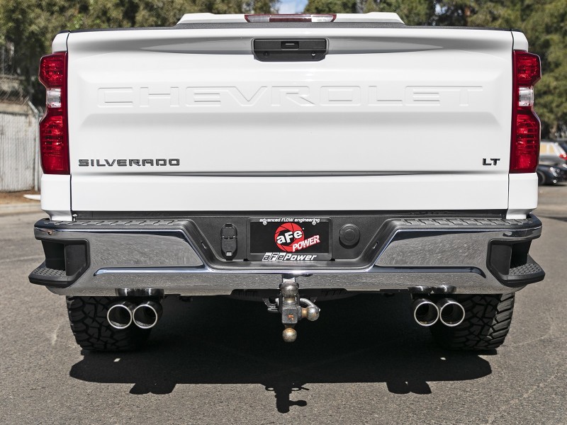 Chevrolet Silverado 1500 Performance Exhaust - aFe - Cat Back, Gemini XV, 304 SS, Electronically Controlled Valve - Black - `19-`21
