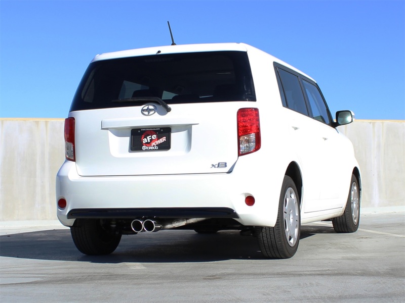 Scion xB Performance Exhaust - aFe - Axle Back, Takeda, Dual Tip, Over-Axle Design - `08-`14