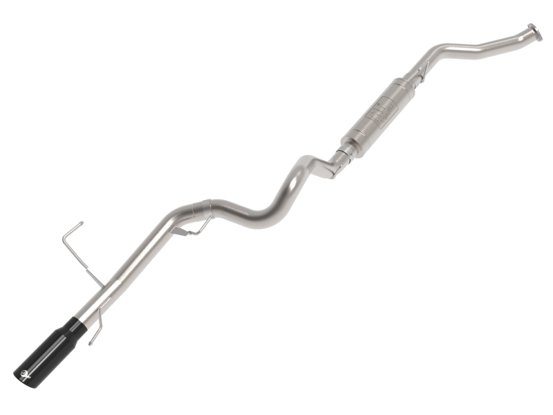 Toyota Land Cruiser Performance Exhaust - aFe - Vulcan Series 3 IN Stainless Steel Rear Exit - Black - `22-`26
