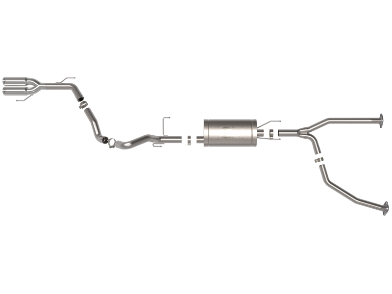 Toyota Sequoia Performance Exhaust - aFe - Vulcan Series Cat Back - Polished - `23-`25