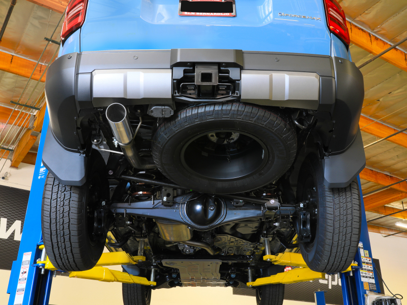 Toyota Land Cruiser Performance Exhaust - aFe - Vulcan Series Cat-Back - Polished - `24-`25