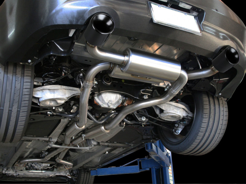 Infiniti Q60 Performance Exhaust - aFe - Cat Back - Black - `14-`15