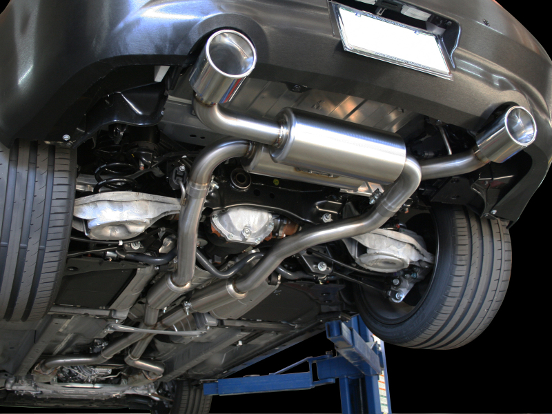 Infiniti Q60 Performance Exhaust - aFe - Cat Back - Polished - `14-`15