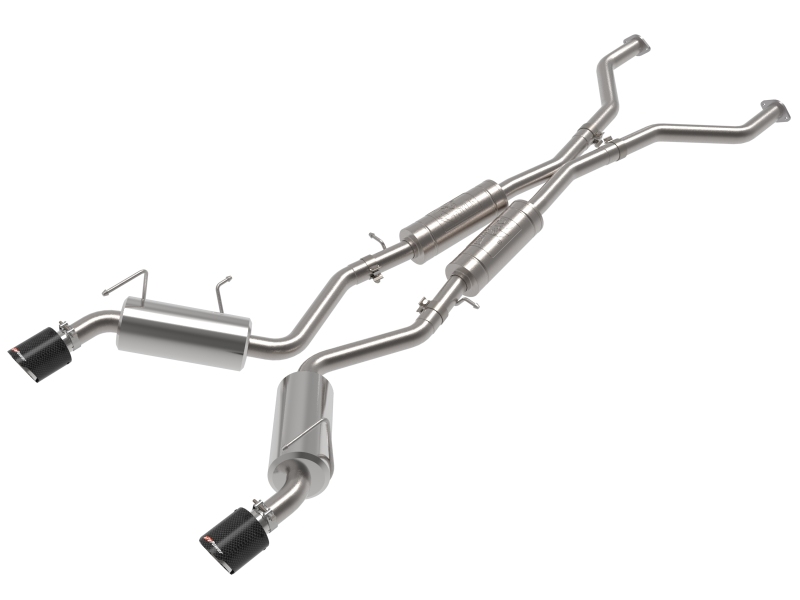 Nissan 370Z Performance Exhaust - aFe - Cat-Back - Carbon - `09-`20