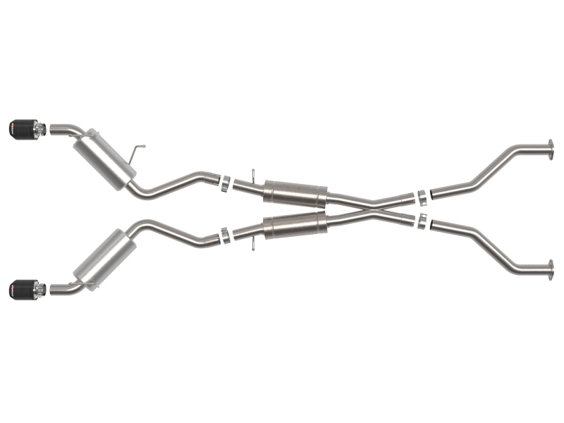 Nissan 370Z Performance Exhaust - aFe - Cat-Back - Carbon - `09-`20