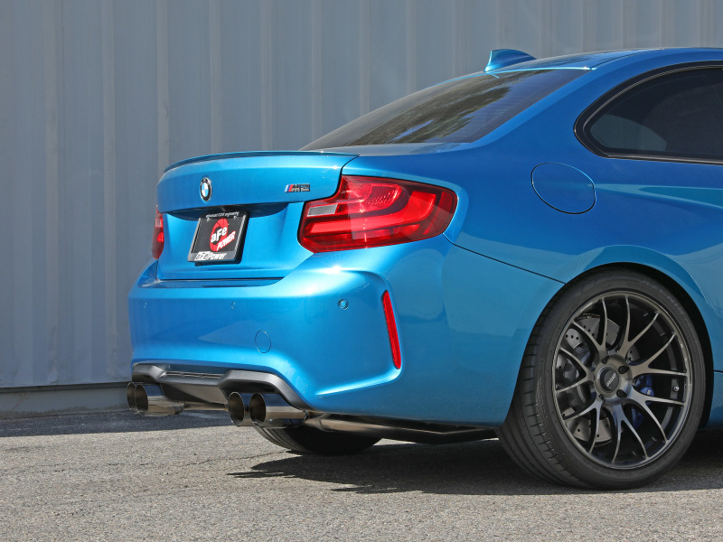 BMW M2 Performance Exhaust - aFe - MACH Force-Xp Cat-Back - Polished - `16-`18