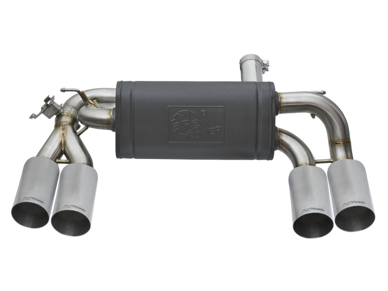 BMW M2 Performance Exhaust - aFe - MACHForce XP 3in - 2 1/2in Axle Back 304SS - Polished - `16-`18