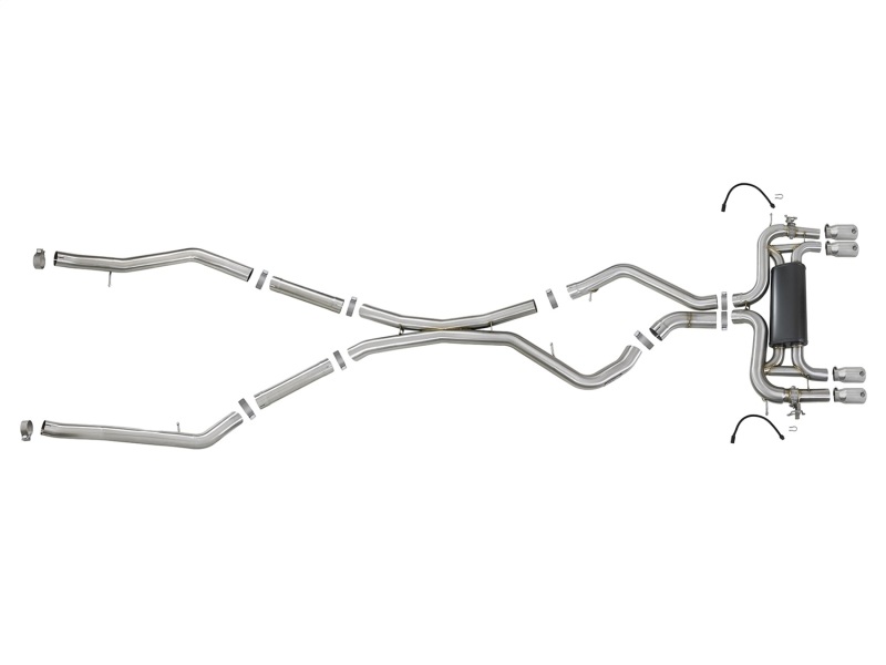 BMW X5M Performance Exhaust - aFe - MACH Force-XP Cat-Back - Polished - `15-`19