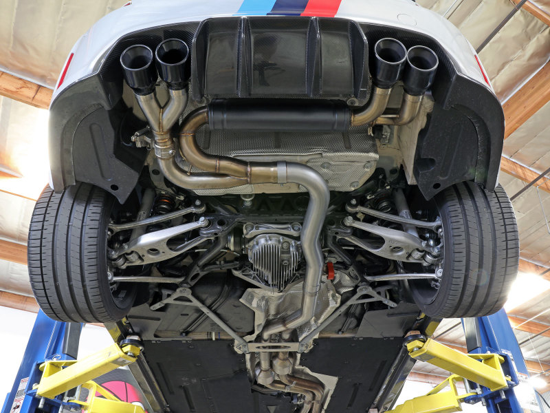 BMW M2 Performance Exhaust - aFe - MACHForce XP Cat-Back with Carbon Fiber Tips - `19-`21