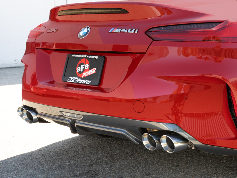BMW Z4 M40i Performance Exhaust - aFe - MACH Force-Xp 3in to 2-1/2in - Polished - `19-`24