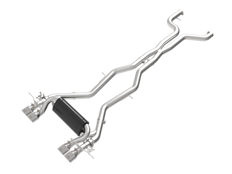 BMW M2 Performance Exhaust - aFe - MACH Force-Xp Cat-Back - Polished - `23-`25