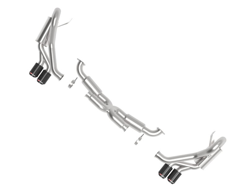 Porsche 911 Carrera Performance Exhaust - aFe - MACH Force-XP Cat Back with Carbon Fiber Tips - `12-`16