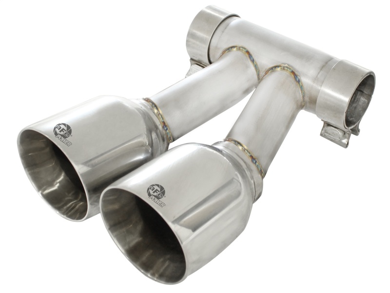 Porsche Cayman S Performance Exhaust - aFe - MACH Force-Xp Dual Tip - Polished - `06-`08